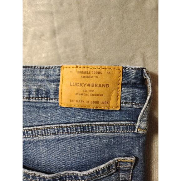 Lucky Brand Jeans Womens Blue Light Wash Ava Mid Rise Button Fly Ankle 10/30 - Picture 3 of 11